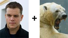 Matt Damon & big bear